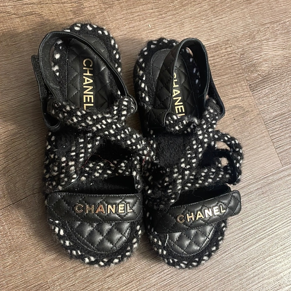 Chanel rope sandals